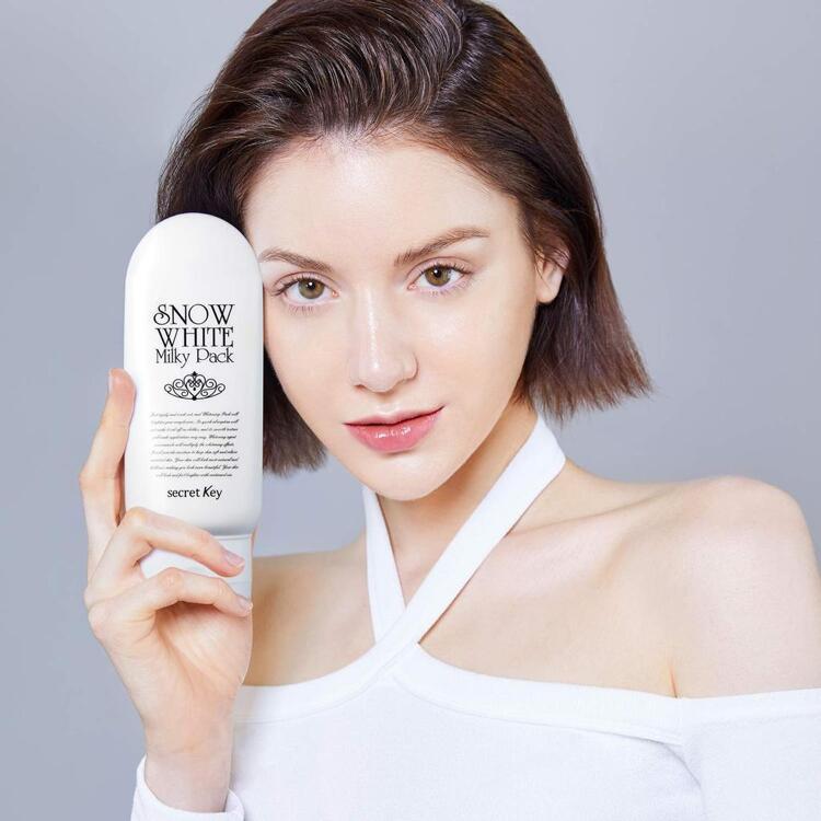 Отбеливающая маска Secret Key Snow White Milky Pack